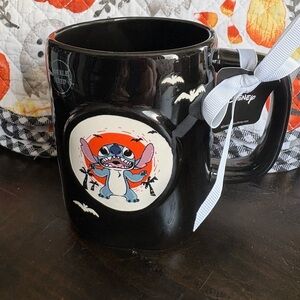 Disney Black and Orange Stitch Mug